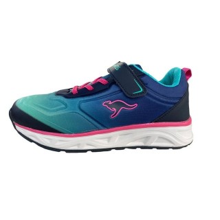 KangaROOS KangaROOS Kinder Sneaker K-OK AIROS EV 10007-4271 navy/daisy pink Hallenschuh