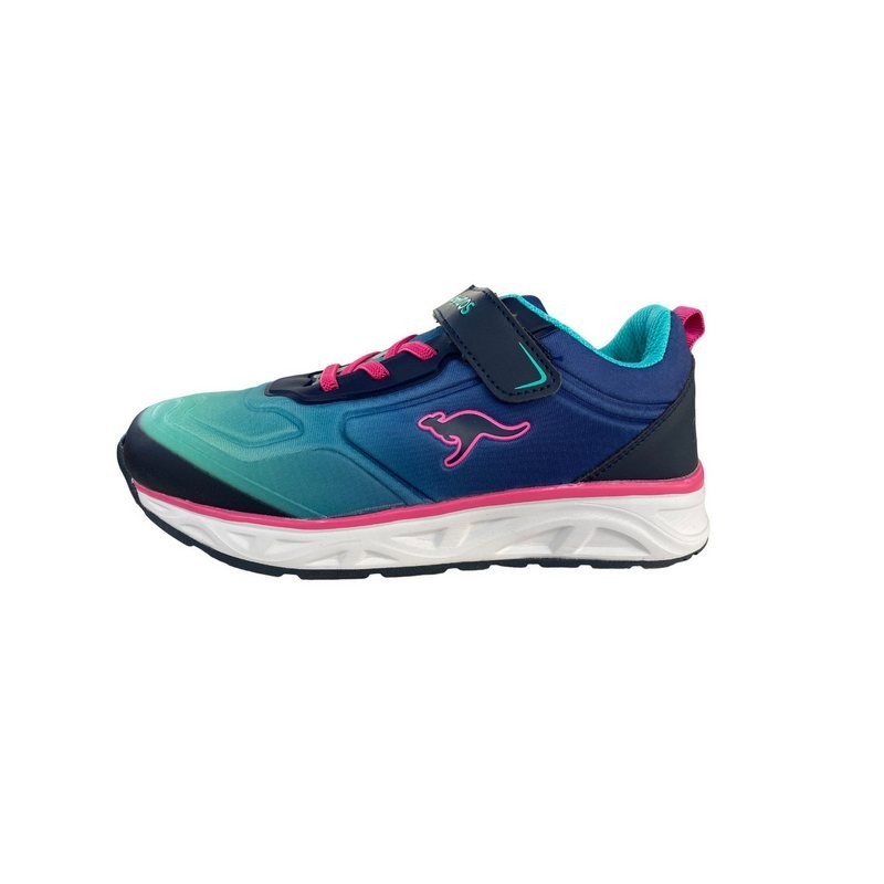KangaROOS KangaROOS Kinder Sneaker K-OK AIROS EV 10007-4271 navy/daisy pink Hallenschuh