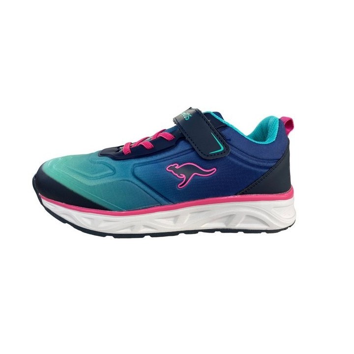 KangaROOS KangaROOS Kinder Sneaker K-OK AIROS EV 10007-4271 navy/daisy pink Hallenschuh