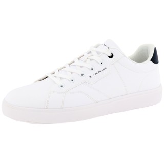 TOM TAILOR Sneaker, Kontrastbesatz an der Ferse, Freizeitschuh, Halbschuh, Schnürschuh