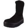 Damen Winterstiefel Stiefel Brighton gefüttert 1511 Schwarz ... 37