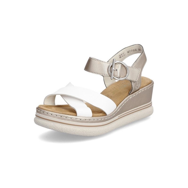 Rieker Damen Sandale Hausschuh