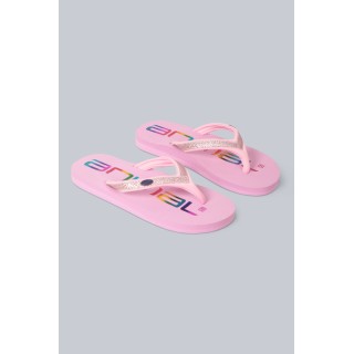 Swish Logo Kinder Flip-Flops - Rosa