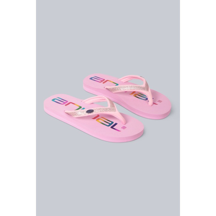 Swish Logo Kinder Flip-Flops - Rosa