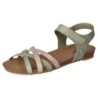 Mustang Shoes Riemchensandale, Sommerschuh, Sandalette, Klettschuh, mit Klettverschluss-Riemchen