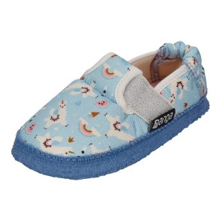 NANGA Little Lama Hausschuh Hellblau