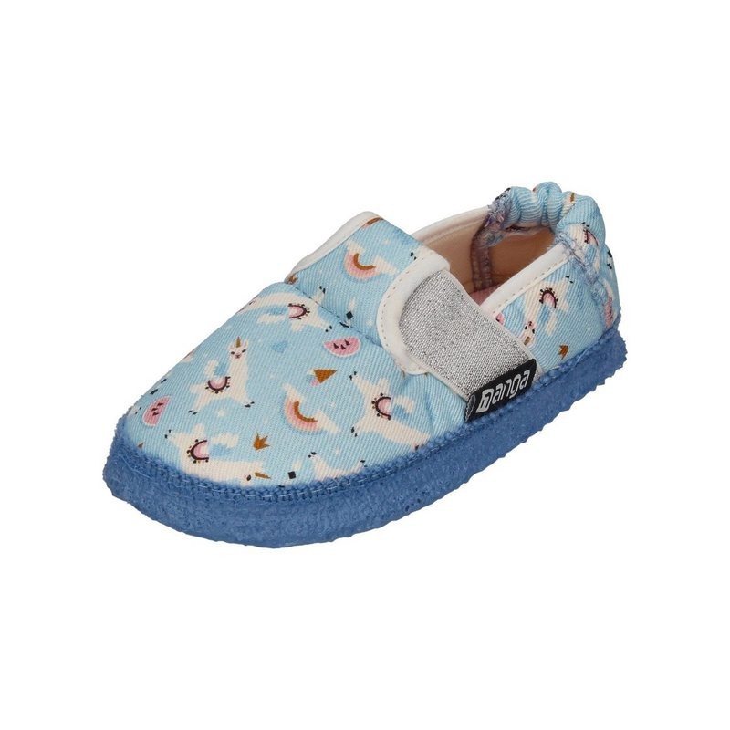 NANGA Little Lama Hausschuh Hellblau