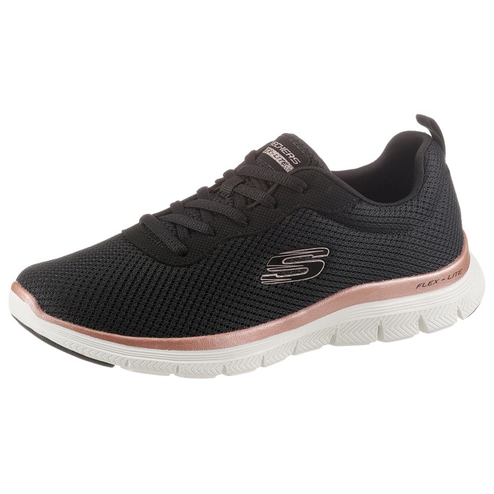 Skechers Sneaker "FLEX APPEAL 4.0 BRILLINAT VIEW", Freizeitschuh, Halbschuh, Schnürschuh mit Air Cooled Memory Foam