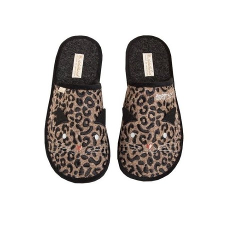 ADELHEID Abenteurerin Leo Filzpantoffel Pantoffel
