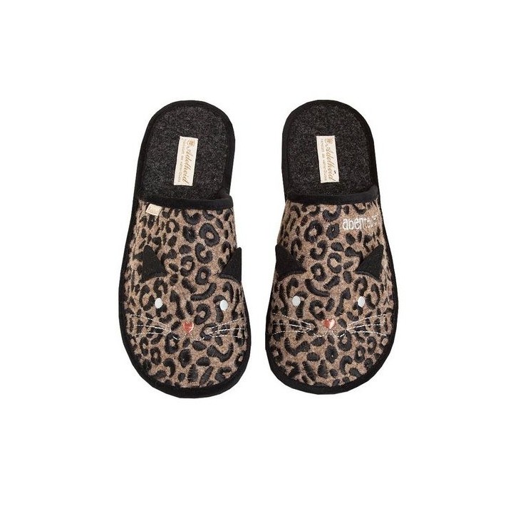 ADELHEID Abenteurerin Leo Filzpantoffel Pantoffel