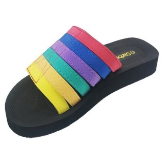 Siebi`s Siebi`s Beach multi Klett Bade- und Duschpantolette Klettverschluss Me Badeschuh