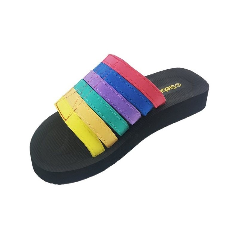 Siebi`s Siebi`s Beach multi Klett Bade- und Duschpantolette Klettverschluss Me Badeschuh