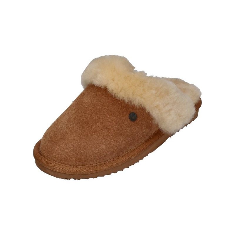 WARMBAT Flurry Suede Hausschuh Cognac