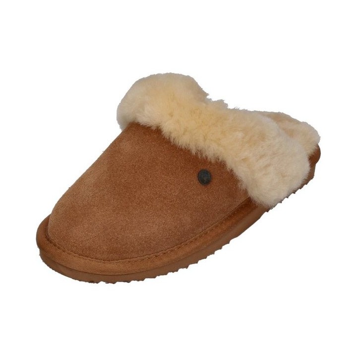 WARMBAT Flurry Suede Hausschuh Cognac