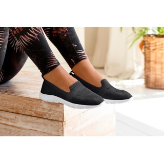 LASCANA Slipper, Slip-On-Sneaker, Halbschuh, ultraleichter Sneaker, VEGAN
