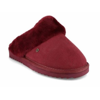 WARMBAT Damen Pantoffel Flurry Suede, port, hausschuhe Hausschuh Merinowolle