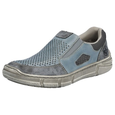 Rieker Slipper, Halbschuh, Freizeitschuh mit seitlichem Gummizug für guten Sitz