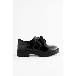 Next Robuste Monkstrap-Schulschuhe mit Schleife Slipper (1-tlg)