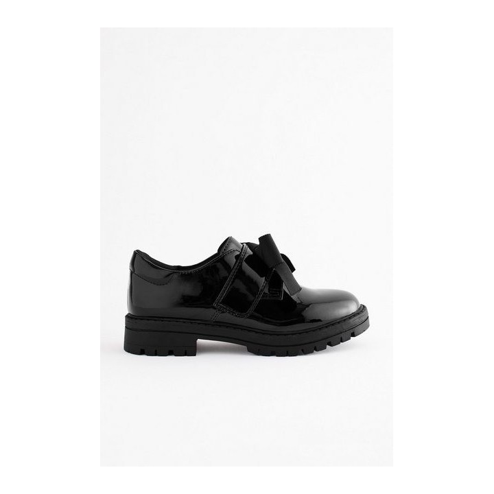 Next Robuste Monkstrap-Schulschuhe mit Schleife Slipper (1-tlg)