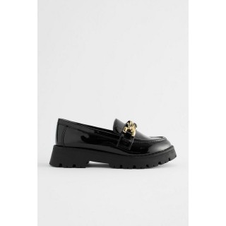 Next Slipper mit aus Leder mit Ketter für die Schule Loafer (1-tlg)