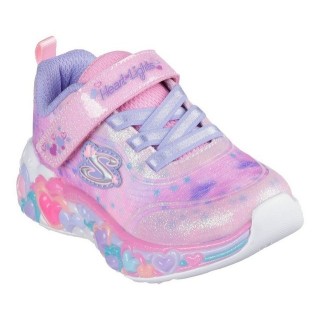 Skechers ETERNAL HEART LIGHTS Lauflernschuh, Blink,-Klettschuh mit Herz-Applikation, Größenschablone zum Download