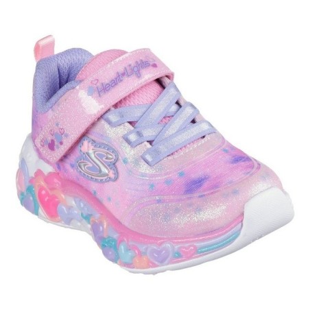 Skechers ETERNAL HEART LIGHTS Lauflernschuh, Blink,-Klettschuh mit Herz-Applikation, Größenschablone zum Download