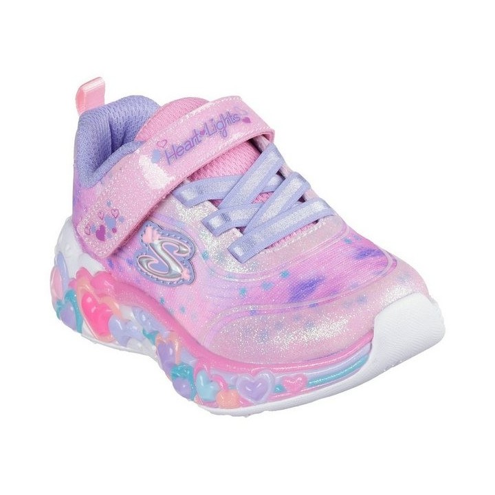 Skechers ETERNAL HEART LIGHTS Lauflernschuh, Blink,-Klettschuh mit Herz-Applikation, Größenschablone zum Download
