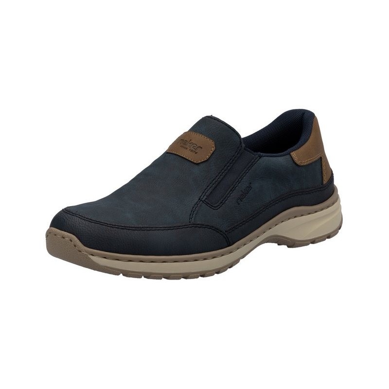 Rieker Slipper, Slip-on-Sneaker, Freizeitschuh, Halbschuh mit Gummizug