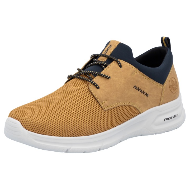 Rieker Slip-On Sneaker, Schlupfschuh, Halbschuh, Freizeitschuh mit Rieker LITE-Sohle