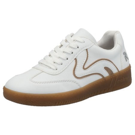 RIEKER Sport Plateausneaker, Freizeitschuh, Halbschuh, Schnürschuh in veganer Verarbeitung