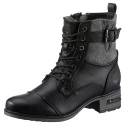 Mustang Shoes Schnürstiefelette, mit Innen-Reißverschluss