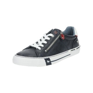 MUSTANG Halbschuhe Lederimitat Schnürschuh