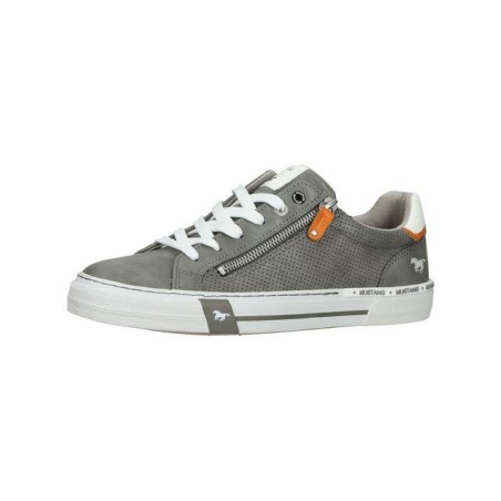 MUSTANG Halbschuhe Lederimitat Schnürschuh