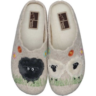Manitu-Home Hausschuhe Hausschuh aus Flauschstoff