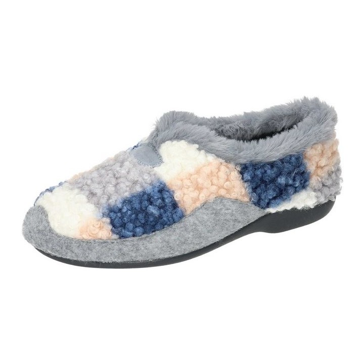 Manitu-Home Hausschuhe Hausschuh aus Flauschstoff