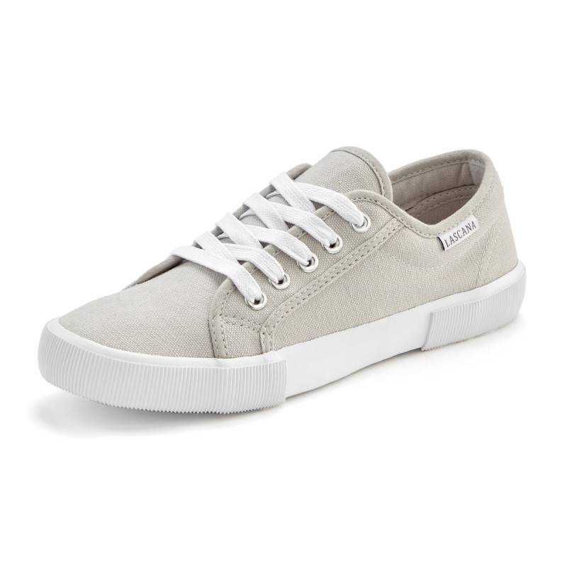 LASCANA Sneaker, aus Textil, Schnürhalbschuh, Freizeitschuh
