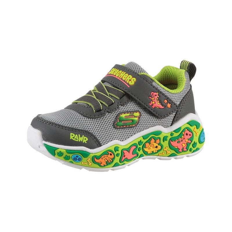 Skechers PLAY SCENE Lauflernschuh, Sneaker, Babyschuh mit Klettverschluss, Größenschablone zum Download