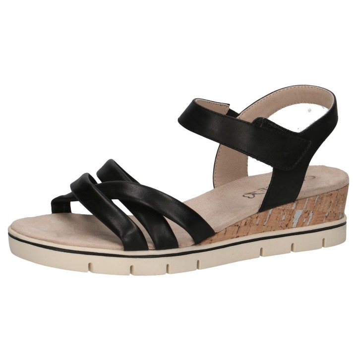 Damen  Sandalen G-Weite 9-28709-42 Schwarz 022 Black Nappa L... 38