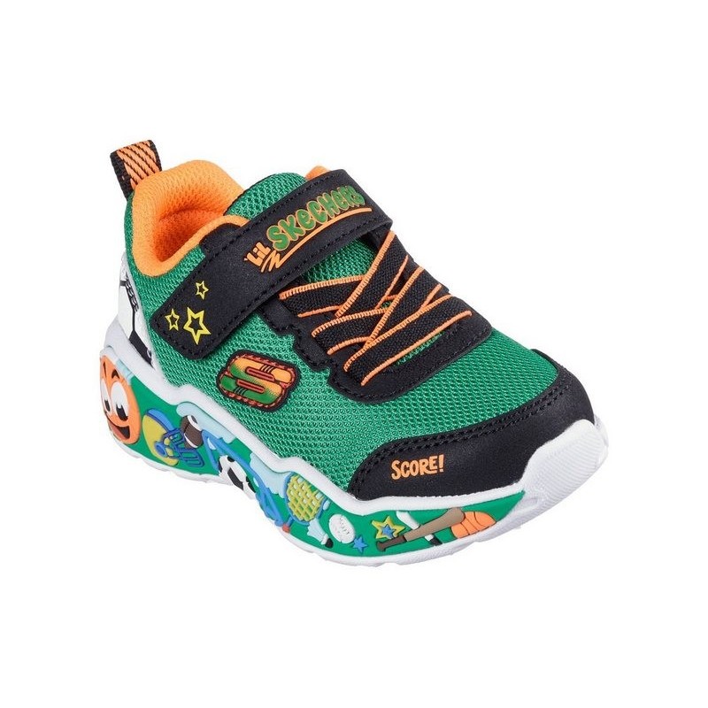 Skechers PLAY SCENE Lauflernschuh, Sneaker, Babyschuh mit Klettverschluss, Größenschablone zum Download