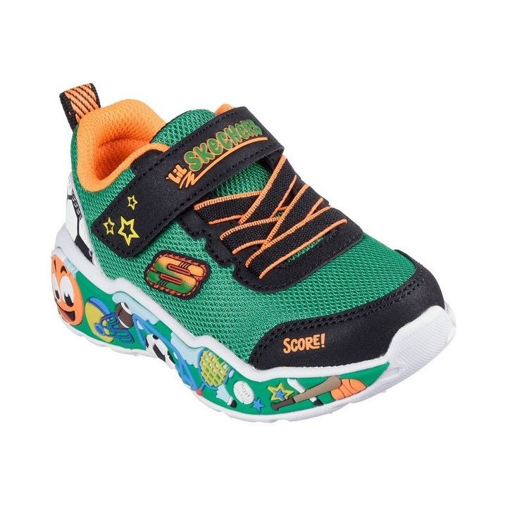 Skechers PLAY SCENE Lauflernschuh, Sneaker, Babyschuh mit Klettverschluss, Größenschablone zum Download