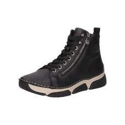 Rieker Schnürstiefelette Damen schwarz|schwarz|schwarz