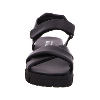 Tom Tailor Damen Sandale, schwarz 39
