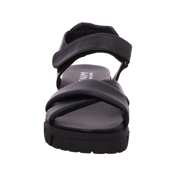 Tom Tailor Damen Sandale, schwarz 39