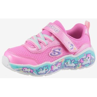 Skechers PLAY SCENE-FUN SQUAD Lauflernschuh, Sneaker mit bunten Motiven verziert, Größenschablone zum Download