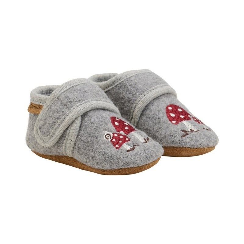 EN FANT Wool Slippers with Embroidery Hausschuh