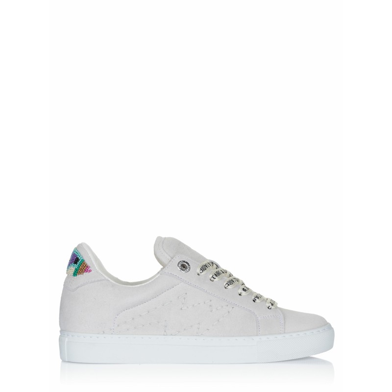 Zadig Voltaire La Flash Folk Beads Schuhe weiß 38