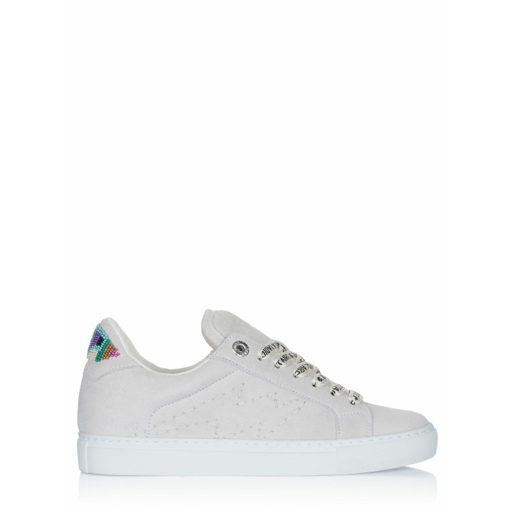 Zadig Voltaire La Flash Folk Beads Schuhe weiß 38