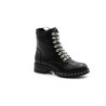 Sonderpostendiscount Damen Boots Stiefletten DR11-798-93BS Black/Silver Bootsschuh