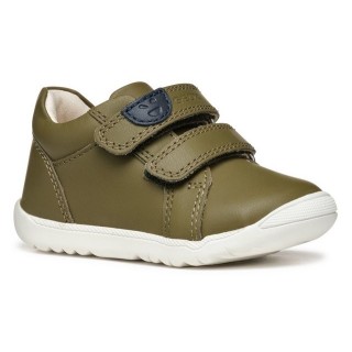 Geox B MACCHIA BOY Lauflernschuh, Babyschuh, Klettschuh, Sneaker für Laufanfänger
