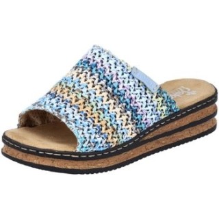 Rieker  Clogs Pantoletten Blau multi 62968-90 90